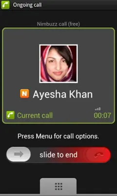 Nimbuzz Messenger android App screenshot 4